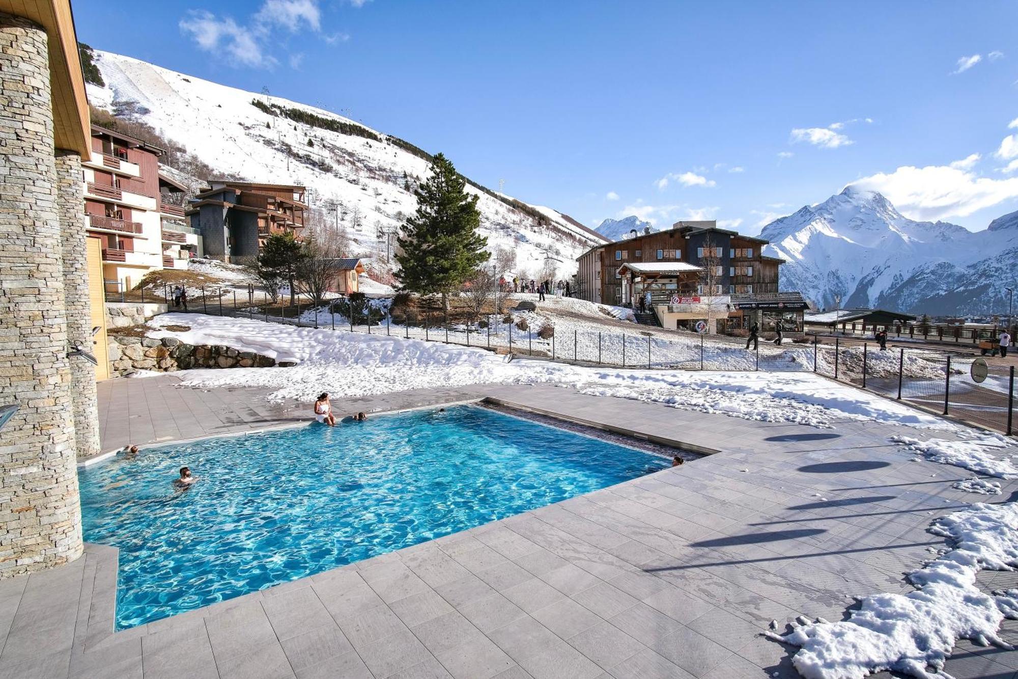 ホテル Belambra Clubs Les 2 Alpes Les Cretes レ・デュー・アルプ エクステリア 写真