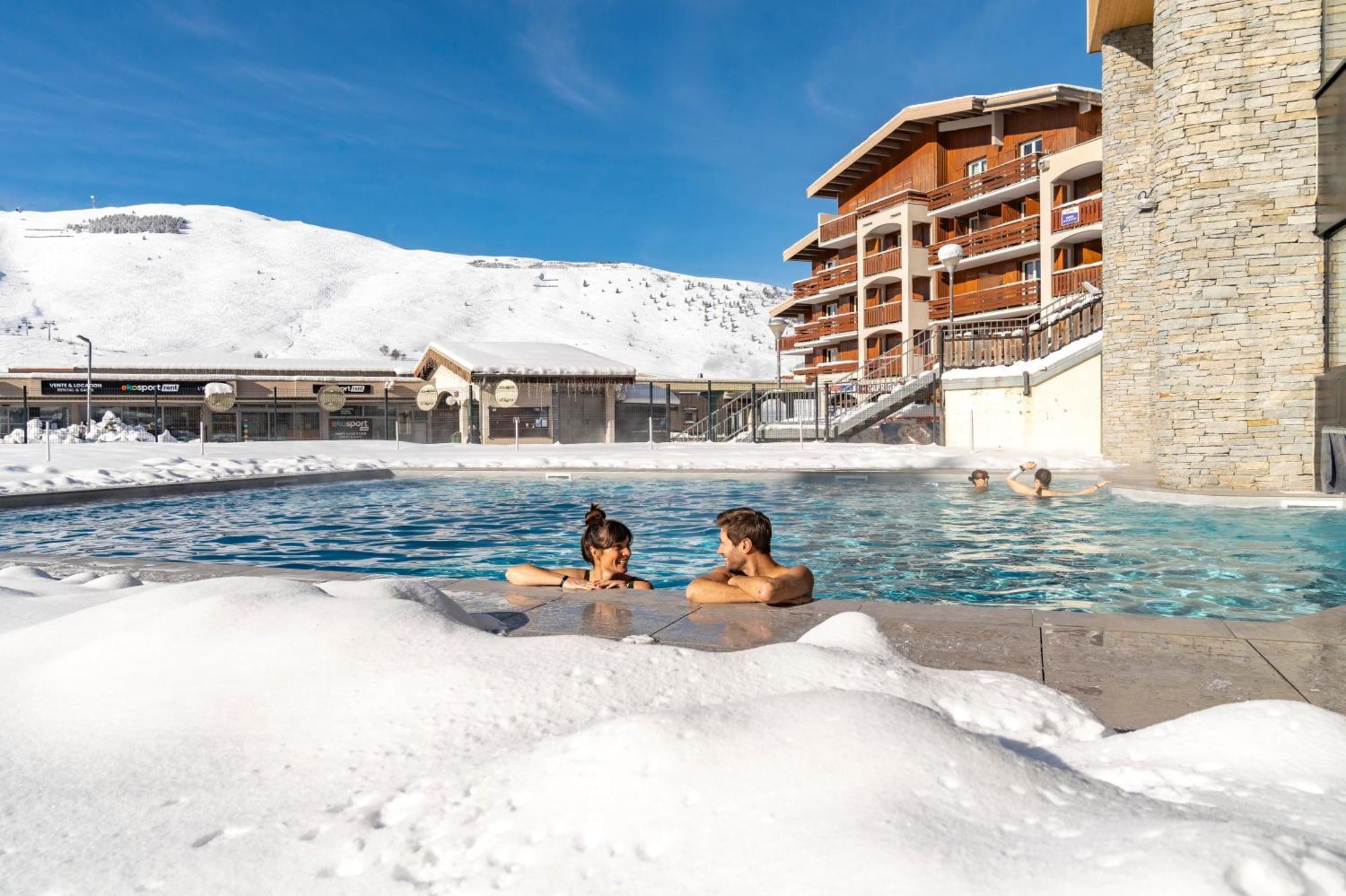 ホテル Belambra Clubs Les 2 Alpes Les Cretes レ・デュー・アルプ エクステリア 写真