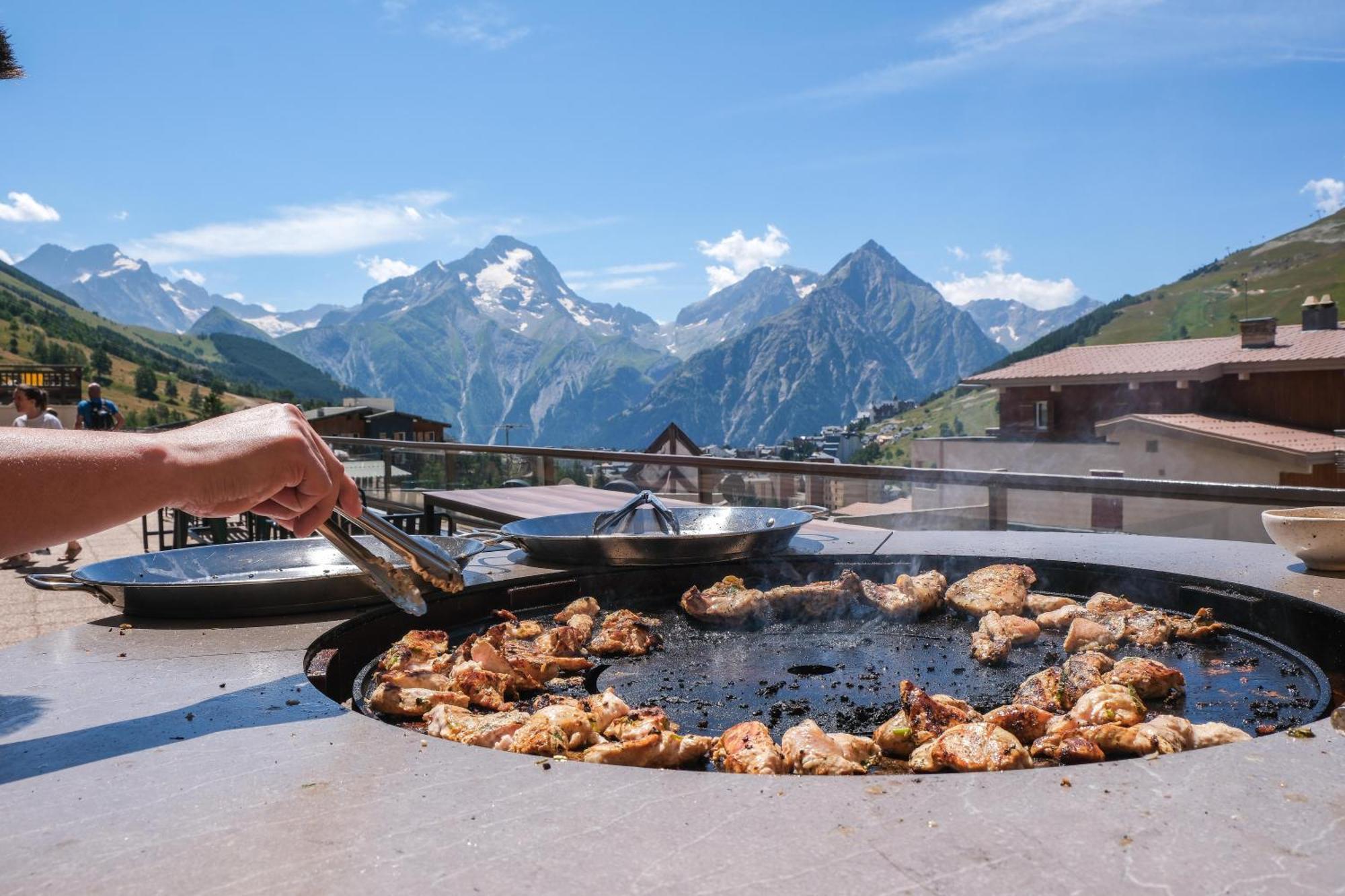 ホテル Belambra Clubs Les 2 Alpes Les Cretes レ・デュー・アルプ エクステリア 写真
